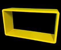 10 x Yellow Floating Wall Cube RRP £29.99
