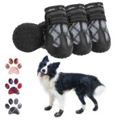 28 x Dog Shoes Boots & Paw Protectors - RRP £17.63 ea. (Colours May Vary) L13b