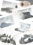 Job Lot Jersey, Isle of Wight, Guernsey Grose Antique 230+ Years Old Copper Engravings.