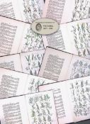 8 British Wild-Flowers John Sowerby Antique Engraved Prints with Hand Colouring-5.