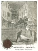 1888 Penny The Year Jack The Ripper The Double Event Murders Metal Art Display