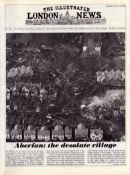 Aberfan Wales Colliery Disaster Original 58 Years-Old Illustrated London News.