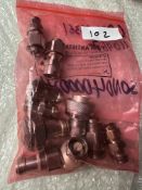 Bag of Test Equipment Connectors To Include Spinner
