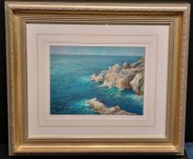 Title: Original Oil by Mario Frederico. FramedDescription: 9489 - Original gold framed oil on