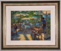 Title: John Mackie Framed Original PastelDescription: 9298 - A very colourful original pastel by the