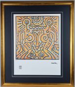 Title: Keith Haring Rare Limited Edition. One of only 150Description: 2335 - Keith Haring (1959-