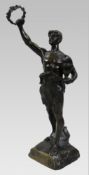 A Fine Late 19th Century Bronze Figure, Signed Lemoyne