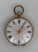 Antique 19th c. Gold Pocket Watch