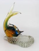 Murano Style Art Glass Fish Dish