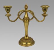 Vintage Gold Plated Candelabra