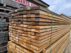 50x Softwood Sawn Mixed Larch / Douglas Fir Timber Fencing Rails