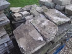 1 Pallet York Stone (Mixed Sizes) Loading Available