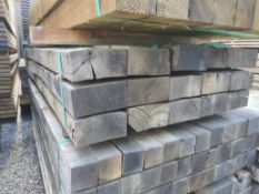 15x Hardwood Air Dried Sawn Rustic English Oak Sleepers