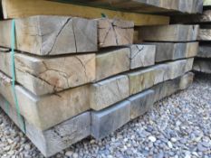 22x Hardwood Sawn English Oak Sleepers ( Seconds )