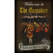 The Grenadier Guards Traditional Style Pub Sign Metal Wall Art
