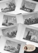 Assorted Job Lot Francis Grose Antique 230+ Years Old Copper Engravings.
