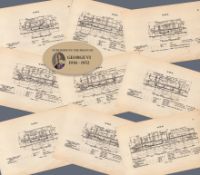 Job lot Great Western Railway Locomotives Detailed Diagram 85-Year-Old-2