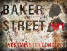 London Street Retro Metal Wall Art