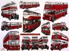 City and Royal Burgh Of Edinburgh Nostalgic Blast From The Past Metal Wall Art