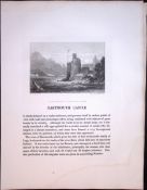 Devon Dartmouth Castle” J.M.W Turner Views from a Southern Coast Rare Copper Engraving-72