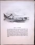 Devon Hall Sands” J.M.W Turner Views from a Southern Coast Rare Copper Engraving-73