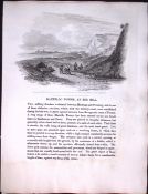 Sussex Martello Tower Bex Hill” J.M.W Turner Views from a Southern Coast Rare Engraving-58