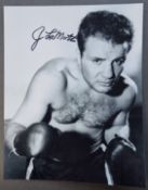 Jake Lamotta Signed Photograph