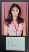 Jacqueline Bisset Original Signature With Photograph