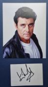Ian McShane Original Signature With Photograph