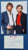 Chas & Dave Original Signatures With Photograph