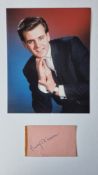 Billy J. Kramer Original Signature With Photograph