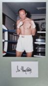Henry Cooper Original Signature With Photograph