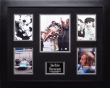 Jackie Stewart Original Signature Presentation