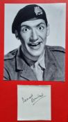 Bernard Bresslaw Original Signature With Photograph