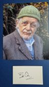 Bill Owen Original Signature With Photograph