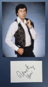 Gareth Hunt Original Signature With Photograph