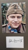 Ian Lavender Original Signature With Photograph