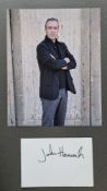 John Hannah Original Signature With Photograph