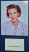 Emma Thompson Original Signature With Photograph