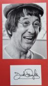 Jack Douglas Original Signature With Photograph