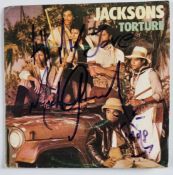 Michael Jackson Signed Record Cover With Record