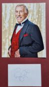 Bruce Forsyth Original Signature With Photograph