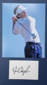 Fred Couples Original Signature With Photograph