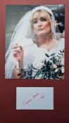 Caroline Aherne Original Signature With Photograph