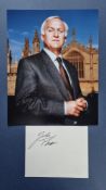John Thaw Original Signature With Photograph