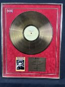 Marvin Gaye 100,000 Sales Award For 