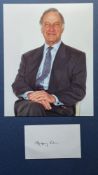 Geoffrey Palmer Signature With Photograph
