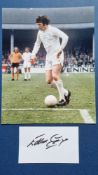 Eddie Gray Original Signature With Photograph