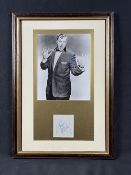Bill Haley Original Signature In Framed Presentation