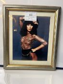 Cher Signed Photograph Framed 8x10